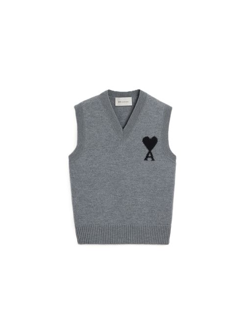  Ami Paris | UKS902.018A273 HEATHER ASH/GREY/BLACK